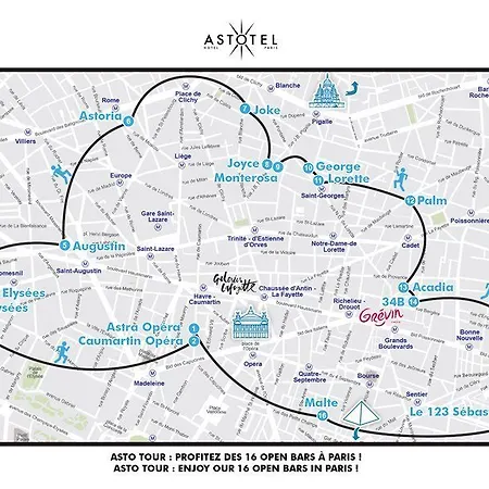 Caumartin Opera - Astotel 3* Parigi
