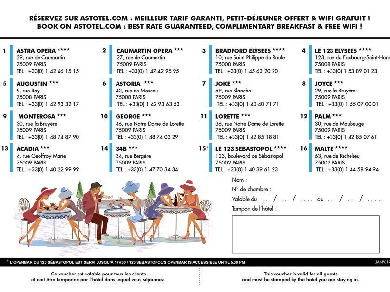 Caumartin Opera - Astotel Hotel Parigi